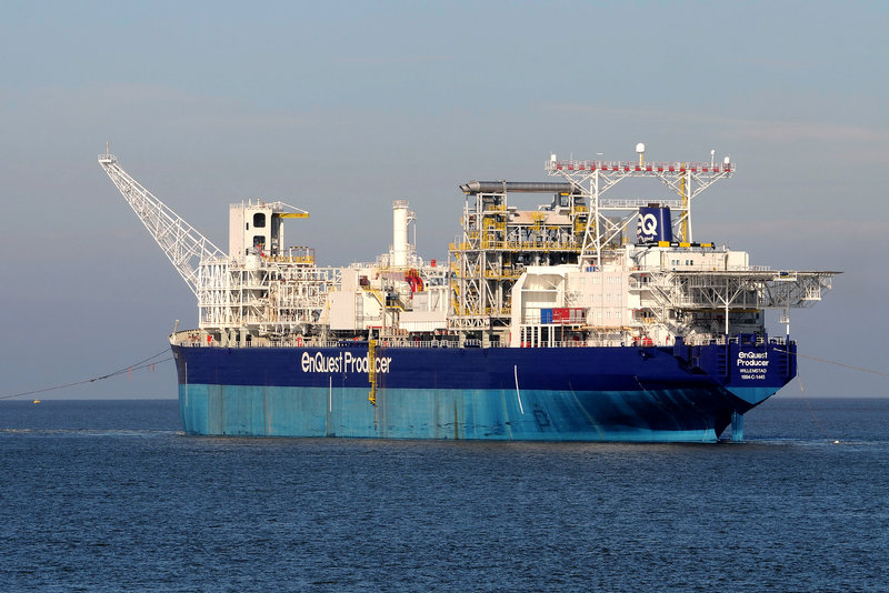 EnQuest Producer FPSO Moored at Alma/Galia Field, First Oil in mid-2015