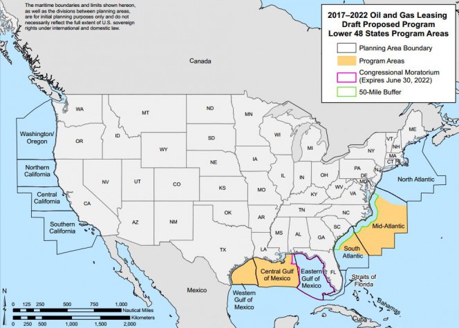 U.S. Releases Future Offshore Drilling Plan