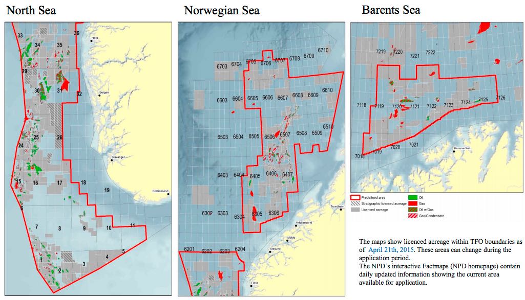 Norway Opens 2015 NCS Licencing Round