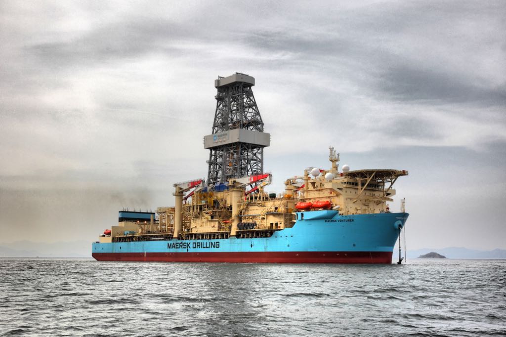 Otto Take Maersk Venturer Drillship for Hawkeye-1 Drilling