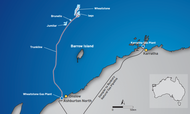 Woodside’s Aquire Apache’s Wheatstone, Balnaves and Kitimat Fields in Australia